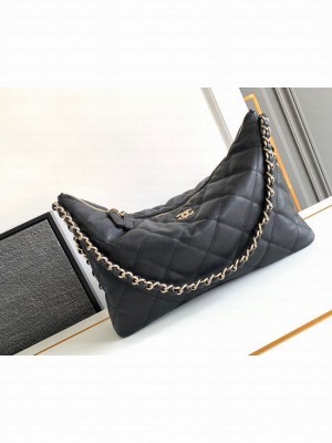 CHANEL Large HOBO HANDBAG AS4246 BLACK