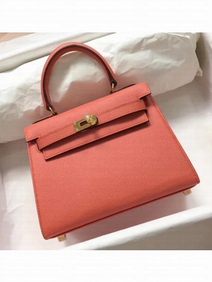 Hermes Kelly Mini 20 Original Epsom Handbag Crevette