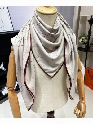 Hermes Women's Pique Sellier Scarf Mauve