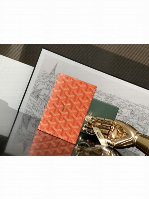 Goyard Grenelle Passport Cover Orange