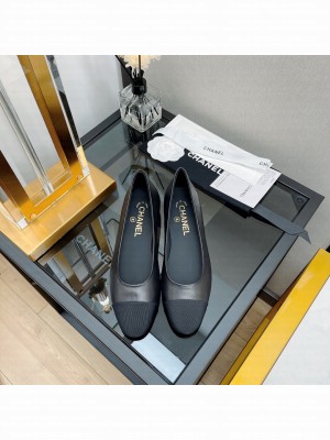 Chanel Leather Classic Ballerinas Black
