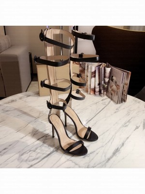 Gianvito Rossi classic gladiator Heel 10.5 CM Leather straps buckles Boot Spring/Summer 2021 Collection