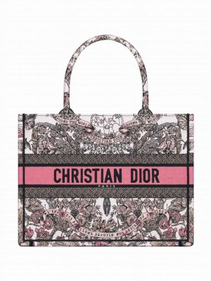 Christian Dior Medium Dior Book Tote Pink