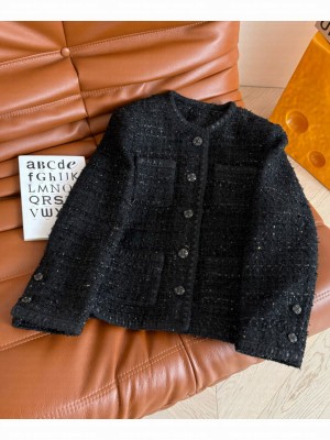 Chanel Women's Tweed Jacket Black