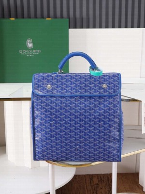 Goyard Saint Léger Backpack Blue