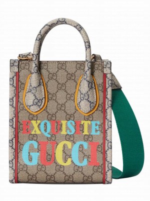 Gucci Exquisite Gucci Mini Tote Bag 699406 Dark Coffee