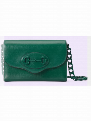 Gucci Horsebit 1955 mini bag 724713 Green