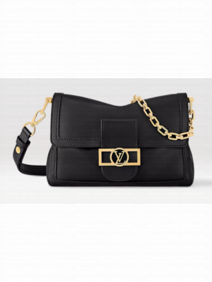 Louis Vuitton Dauphine Soft MM M25050 Black