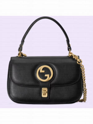 GUCCI BLONDIE TOP-HANDLE BAG 735101 black
