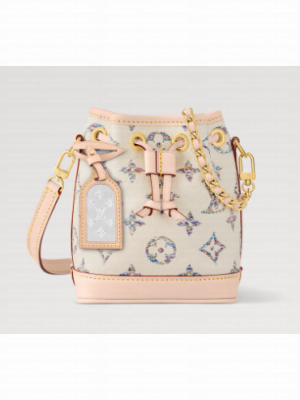 Louis Vuitton Nano Noe M83453 Multicolor White