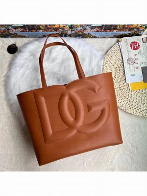 Dolce & Gabbana leather Shoulder Bag G6500 brown