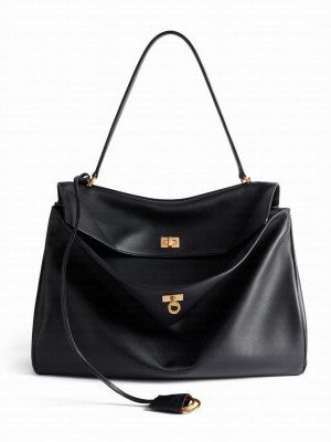 Balenciaga Rodeo Large Handbag Black