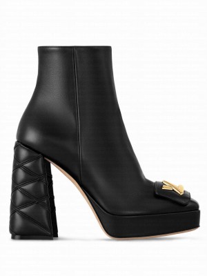 Louis Vuitton Women's Shake Platform Ankle Boot 1ACIY2 Black