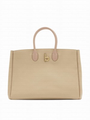 Burberry Medium Rocking Horse Tote Apricot
