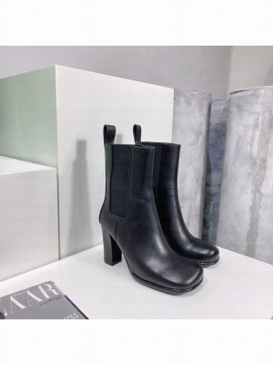 Bottega Veneta Storm Calfskin 9cm Chelsea boots Fall/Winter 2021 Collection, Black