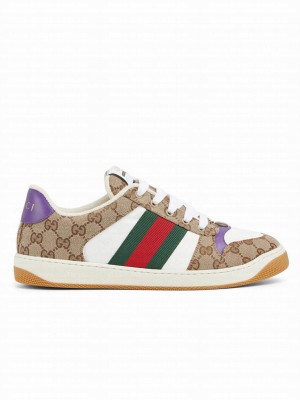 Gucci Women's Screener Sneaker 812638 Purple
