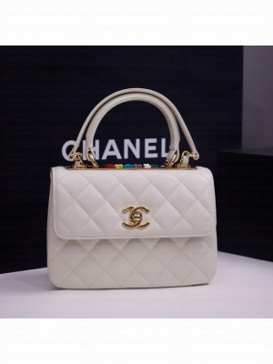 CHANEL mini Flap Bag With Top Handle 4654-3