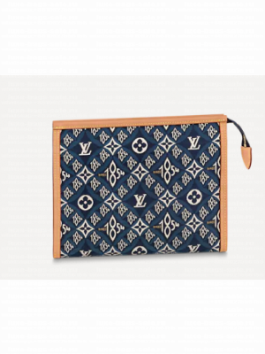 Louis Vuitton SINCE 1854 POCHE TOILETTE 26 M80306 blue
