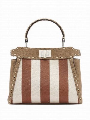 Fendi Peekaboo Mini 8BN244 Coffee