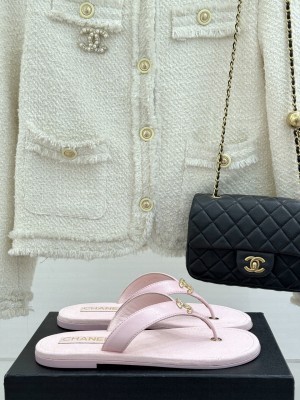 Chanel Flat Slide Thong Sandals 2025 03