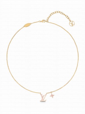 Louis Vuitton Women's LV Iconic Enamel Necklace Pink