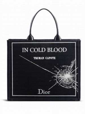 Christian Dior Medium Dior Book Tote With Strap 1BTSH2952 Black