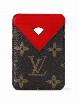 Louis Vuitton Magnetic Card Holder M12856 Red