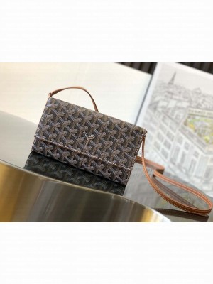 Goyard Varenne Continental Wallet Black & Tan
