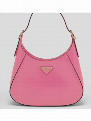Prada Leather shoulder bag 1BC179 pink