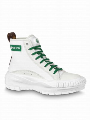 Louis Vuitton Women's LV Squad Trainer Boots 1A9418 Green