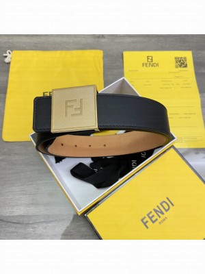 Fendi 38mm Eversible Belt FF buckle with stud closure 2021 Collection 29