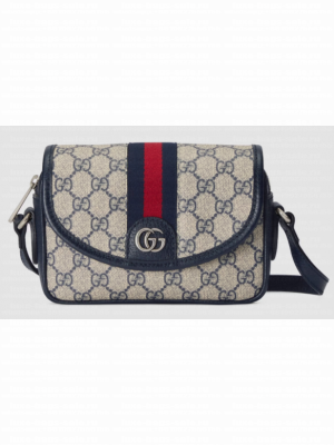 Gucci OPHIDIA GG MINI SHOULDER BAG 772239 Blue