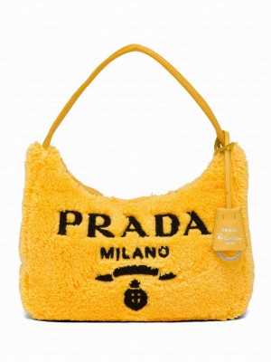 Prada Re-Edition 2000 Terry Mini Bag 1NE515 Yellow