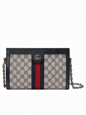 Gucci Ophidia GG Small Shoulder Bag 503877 Dark Blue