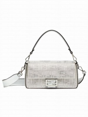 Fendi Baguette 8BR600 Silver