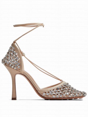 Bottega Veneta Women's Sparkle Stretch Apricot
