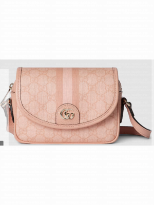 Gucci OPHIDIA GG MINI SHOULDER BAG 772239 Dusty pink