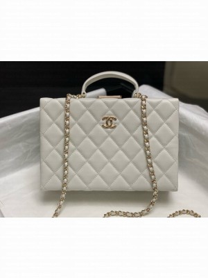 CHANEL BOX BAG AS5168 white