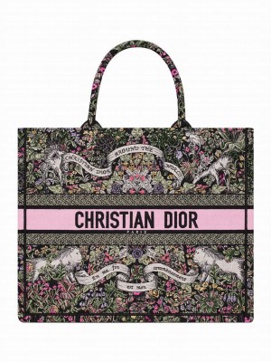 Christian Dior Large Dior Book Tote Pink