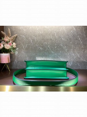 Fendi Peekaboo Cut Medium soft nappa leather bag 8BN340 green