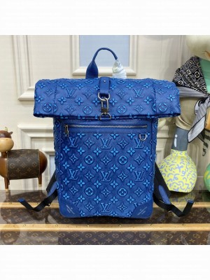 Louis Vuitton ROLL TOP BACKPACK M21359 BLUE