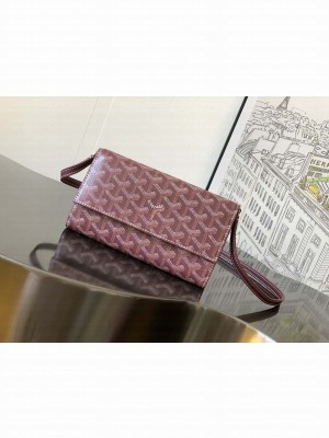 Goyard Varenne Continental Wallet Burgundy
