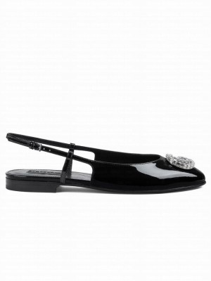 Gucci Women's Ballerina With Double G 762765 Black