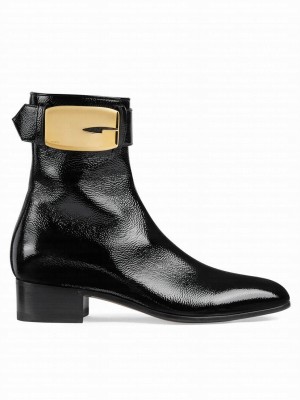 Gucci Women's Retro G Boot 750494 Black