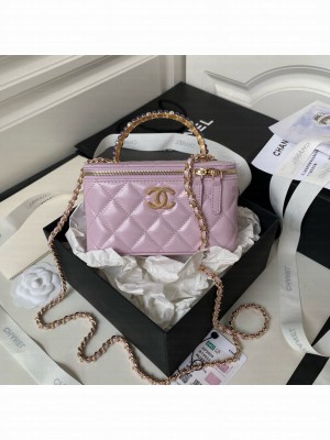 CHANEL CLUTCH WITH CHAIN AP3804 Purple