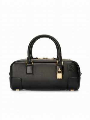 Loewe Amazona 23 Cropped Bag In Nappa Calfskin Black