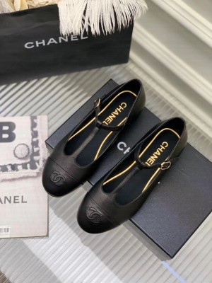 Chanel Women's Mary Jane Flat Ballet Black