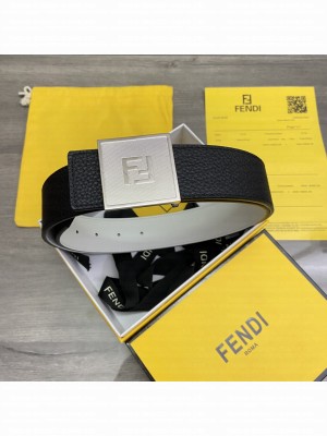 Fendi 38mm Eversible Belt FF buckle with stud closure 2021 Collection 39
