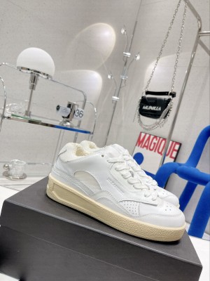Jil sander Low-top leather sneakers White