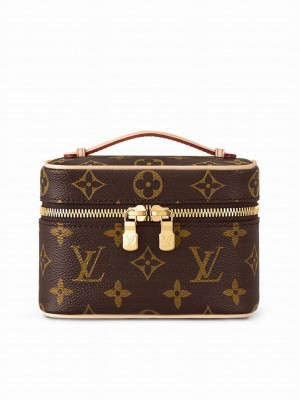 Louis Vuitton Nice nano cosmtic bag Brown